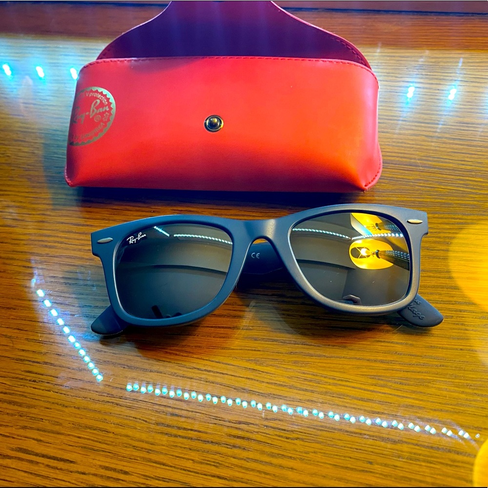 Blue Ray-Ban Camo Fabric Wayfarer Sunglasses